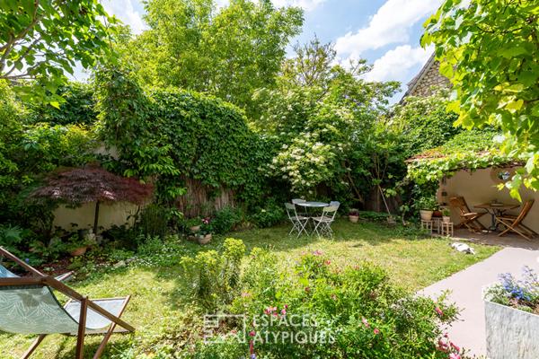 Belle rénovation de maison avec jardin intime proche gare SNCF/RER A de Houilles