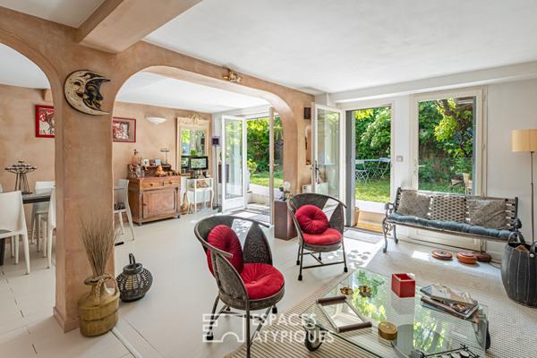 Belle rénovation de maison avec jardin intime proche gare SNCF/RER A de Houilles