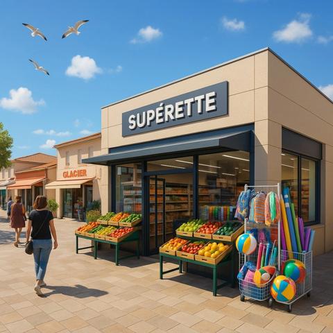 Magasin d'alimentation sous enseigne nationale – Fonds & Murs – Littoral Héraultais