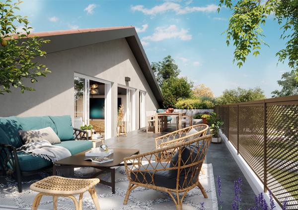 Appartement neuf Type 3 de 67,54 m² + Terrasse + 2 parking à L'union