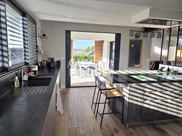 CAUBIOS-LOOS (64230), Superbe Maison de 157m² vue Pyrénées, secteur calme