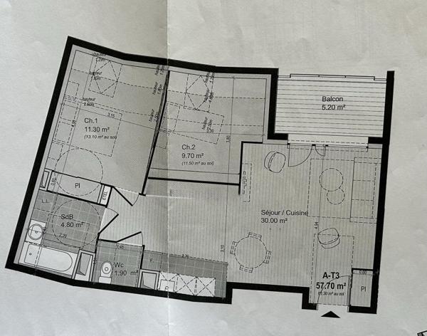 Vente / Appartement T3