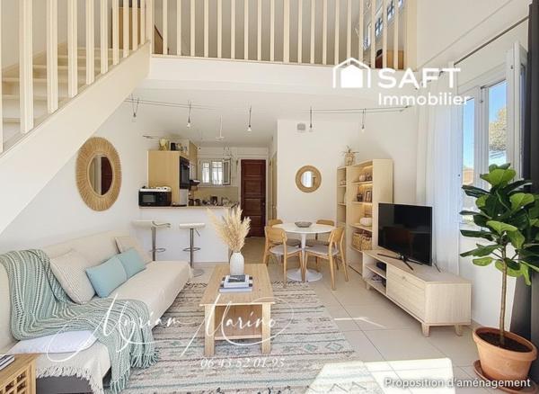 APPARTEMENT EN DUPLEX - TERRASSE ET JARDIN - SAINT AYGULF