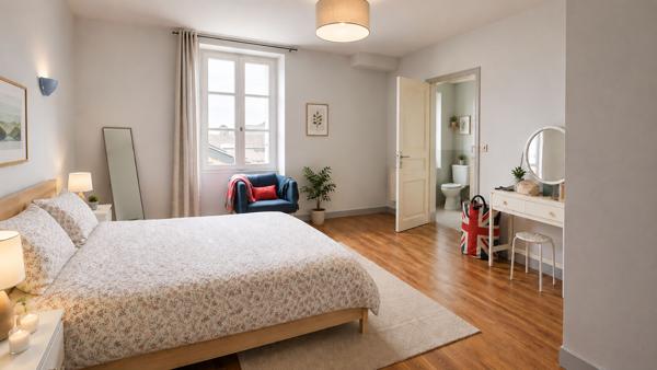 Appartement  2 pièce(s) situé dans le centre ville de Chalonnes sur Loire