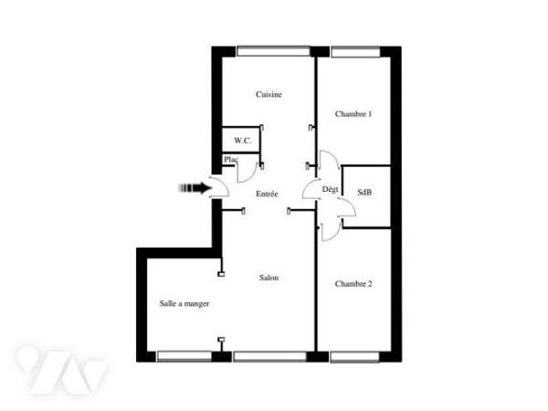 BOULOGNE JEAN JAURES Marché Escudier - T4, 2ch, 80 m² - Balcons, Cave, Ascenseur