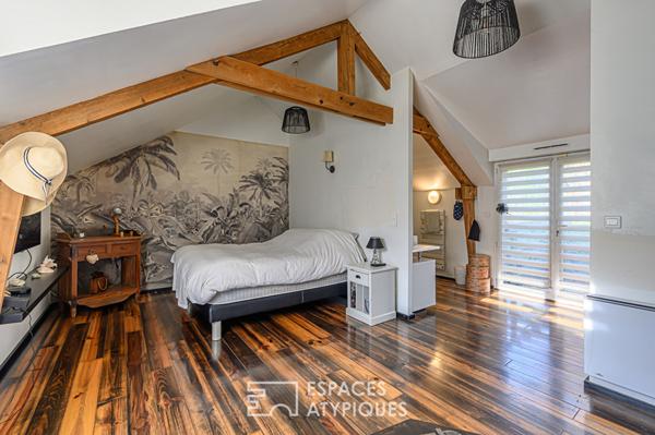 Maison familiale avec vue sur le Scorff à cinq minutes de Lorient