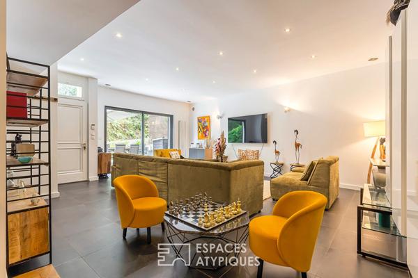 Appartement rénové dans un ancien moulin avec terrasse