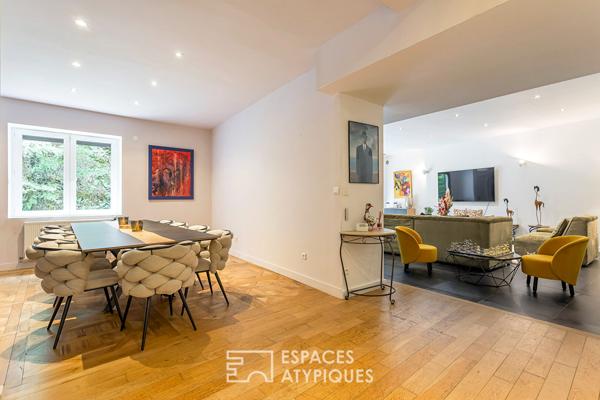 Appartement rénové dans un ancien moulin avec terrasse