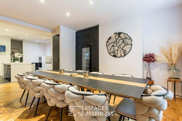 Appartement rénové dans un ancien moulin avec terrasse