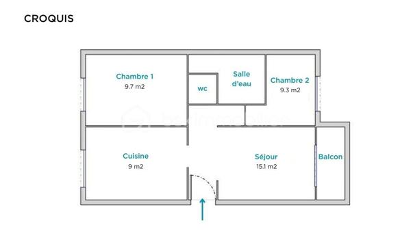 * Charmant T3 rénové avec goût à Eybens *

Situé avenue Jean Jaurès à Eybens, au sein d'une copropriété calme et bien entretenue, ce bel appartement 3 pièces offre un cadre de vie particulièrement agréable. Au 3ème étage sans ascenseur, il profite d'une vue dégagée sur les massifs, sans aucun vis à vis.

L'agencement de cet appartement traversant est fonctionnel. Il se compose d'une entrée qui ouvre sur un séjour convivial avec accès au balcon, d'une élégante cuisine aménagée et équipée, de 2 chambres, d'une salle d'eau et d'un wc indépendant. Rénové avec goût en 2021, il ne vous reste plus qu'à poser vos valises !

Idéalement situé à proximité des commerces, des transports en commun (bus C4 et C7), des écoles et des principaux axes de circulation, cet appartement conjugue confort, qualité de rénovation et environnement privilégié.

INFORMATIONS COMPLEMENTAIRES  
- Installation d'une climatisation en 2025.
- Chauffage individuel au gaz.
- Les diagnostics immobiliers ne révèlent aucune anomalie sur les installations intérieures de gaz et d'électricité.
- Appartement raccordé à la fibre optique. 
- Une cave en sous-sol complète ce bien.

COPROPRIETE 
- Places de stationnement collectives réservées aux copropriétaires. 
- Ravalement de façade réalisé.

TAXE FONCIERE 2025 : 1 120 €.