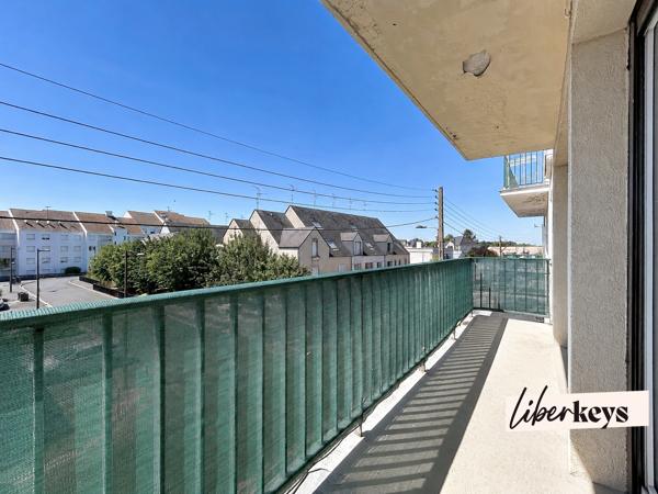 A vendre à Fleury-les-Aubrais (45400) - Appartement 3 pièces avec balcon, cave et parking 