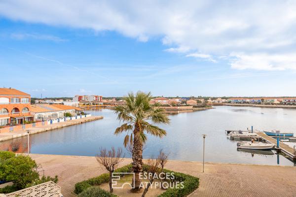 Appartement T2 avec mezzanine et terrasse au Barcarès