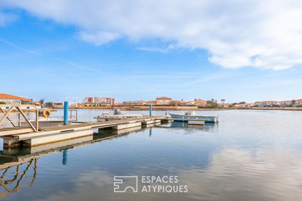 Appartement T2 avec mezzanine et terrasse au Barcarès