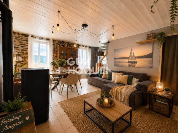 Trémouilles - Maison de village avec jardin à vendre - 3 pièces 92 m² habitables