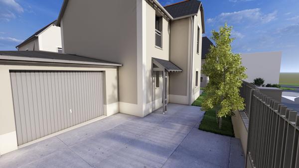 A VENDRE MAISON D'ARCHITECTE NEUVE // DINAN CENTRE//4 CHAMBRES//VIE DE PLAIN PIED