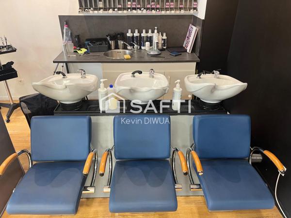 salon de coiffure clé en main, proche de la gare