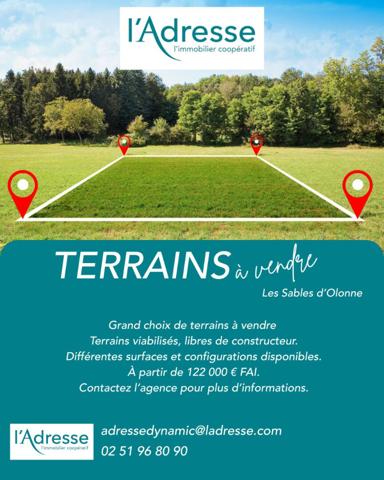LES SABLES D OLONNE - TERRAIN A BATIR