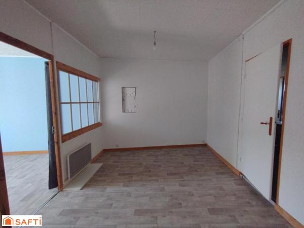 Appartement rénové 68m², garage, cave