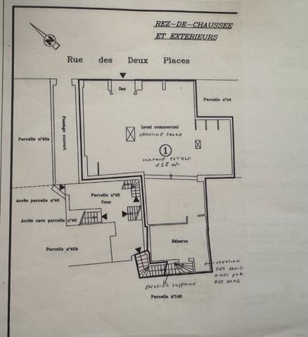 A LOUER : Local Commercial avec réserve + caves - emplacement stratégique coeur de ville Thionville