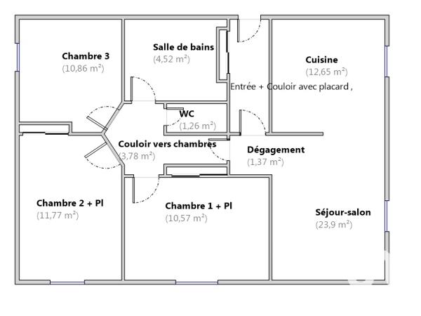 Appartement à vendre 4 pièces 85 m² Rives de l'Yon