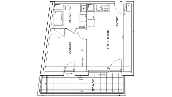 Appartement à vendre 2 pièces 37 m² Cognin