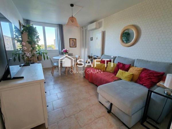 60 m² – Vue Mont Ventoux – Résidence fermée avec parc – Cave