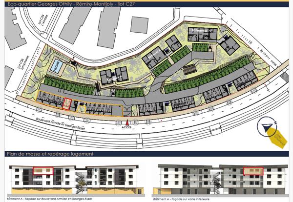 Appartement 3 pièces - 62 m²