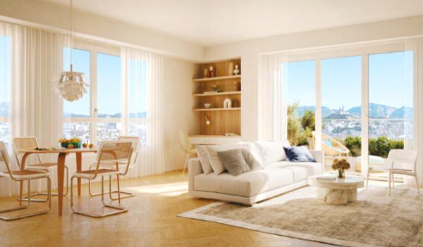 Duplex T4 Triple exposition + Toit Terrasse