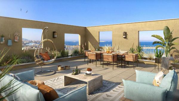 Duplex T4 Triple exposition + Toit Terrasse