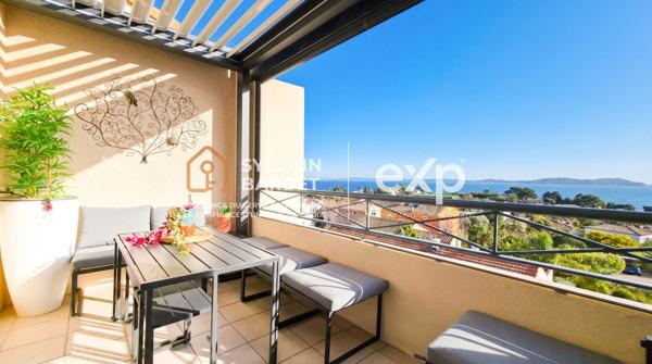 83320 CARQUEIRANNE - DUPLEX 3 PIECES AVEC TERRASSE VUE MER PANORAMIQUE CAVE LOCAL VELOS PARKINGS PRIVÉS EN SUS - QUARTIER GRANDE BASTIDE - BUS CA01