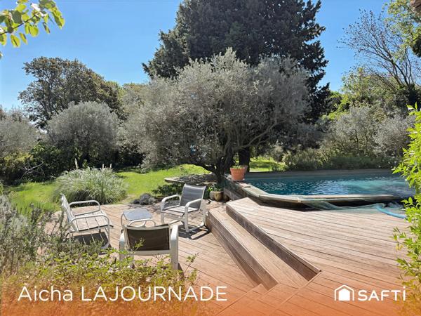 MAISON 170m2, terrain 2800m2, piscine, jardin!