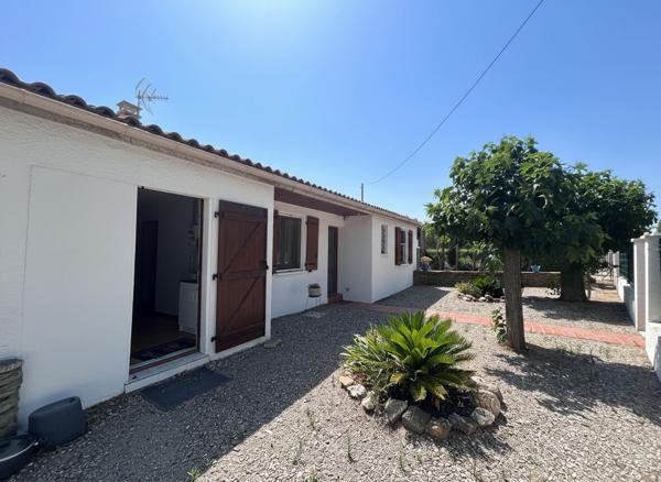 Maison de plain-pied sans travaux avec grand terrain au coeur des vignes