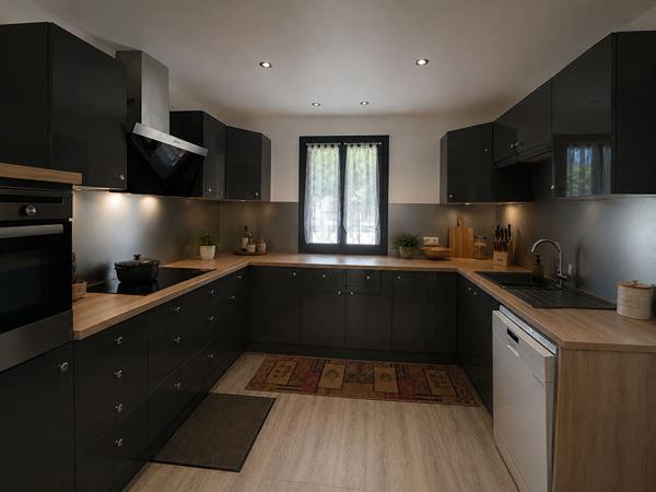 Maison de plain-pied sans travaux avec grand terrain au coeur des vignes