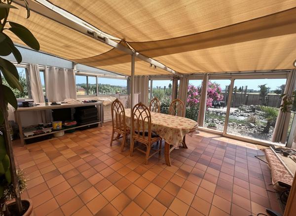 Maison de plain-pied sans travaux avec grand terrain au coeur des vignes