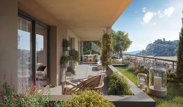T3 Neuf ,Appartement VEFA, Sisteron 04200 3 pièce(s) 61.85 m2 +  terrasse de 60m²  , Lot 103 A