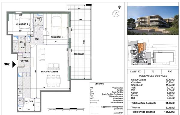 Vente Appartement 3 pièces 91 m2 à Calvi