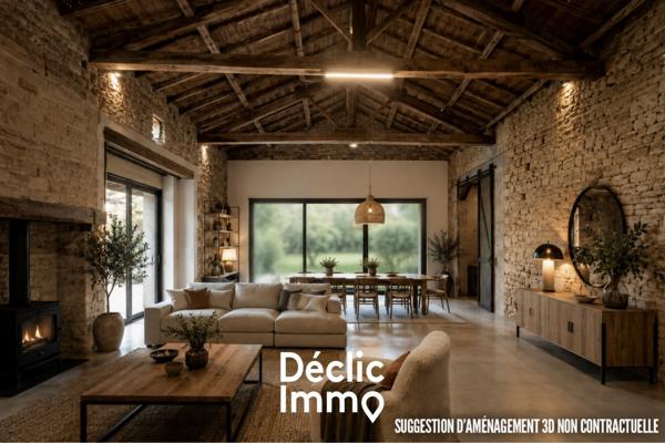Vente maison de hameau Civray, 108m² 4 pièces 139 100€ avec garage
