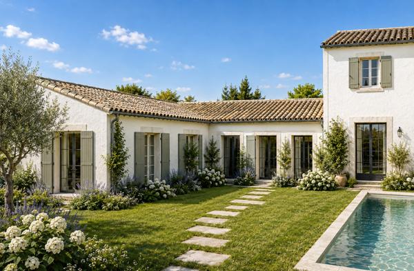 Exclusivité - Ensemble bâtis sur grande parcelle en centre village