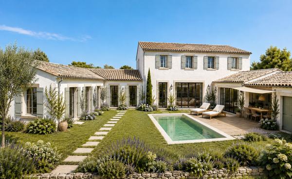Exclusivité - Ensemble bâtis sur grande parcelle en centre village