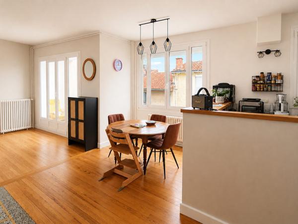 MONTFERRAND - Appartement T4 - 79 m² - Balcon + garage