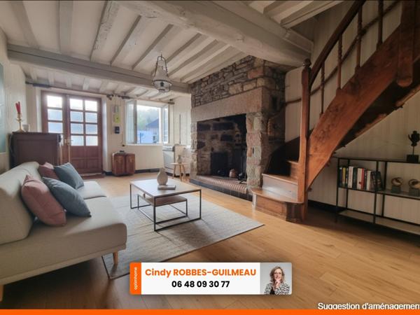 🏡 Maison de ville avec cour, terrain et dépendance, 2 chambres - Quartier MARTILLY