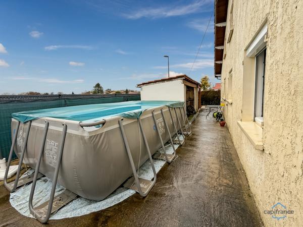 Dpt Gers (32), à vendre BARCELONNE DU GERS Maison landaise T4 de 110 m² habitables + garage et abri voitures sur 400 m² de terrain, au calme