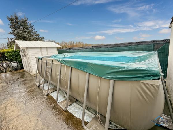 Dpt Gers (32), à vendre BARCELONNE DU GERS Maison landaise T4 de 110 m² habitables + garage et abri voitures sur 400 m² de terrain, au calme