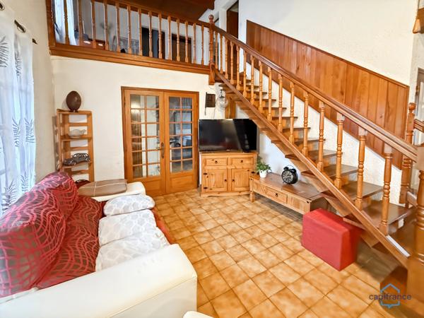 Dpt Gers (32), à vendre BARCELONNE DU GERS Maison landaise T4 de 110 m² habitables + garage et abri voitures sur 400 m² de terrain, au calme