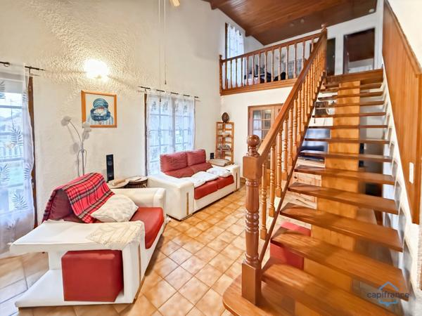 Dpt Gers (32), à vendre BARCELONNE DU GERS Maison landaise T4 de 110 m² habitables + garage et abri voitures sur 400 m² de terrain, au calme