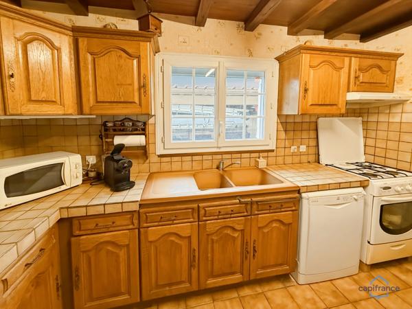 Dpt Gers (32), à vendre BARCELONNE DU GERS Maison landaise T4 de 110 m² habitables + garage et abri voitures sur 400 m² de terrain, au calme