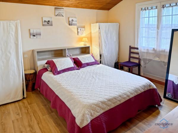 Dpt Gers (32), à vendre BARCELONNE DU GERS Maison landaise T4 de 110 m² habitables + garage et abri voitures sur 400 m² de terrain, au calme