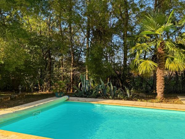 Maison à vendre 5 pièces VIC FEZENSAC (32) - Moulin rénové avec piscine – 120 m² habitables - 6632 m2 - Possibilité chambre d'hôtes