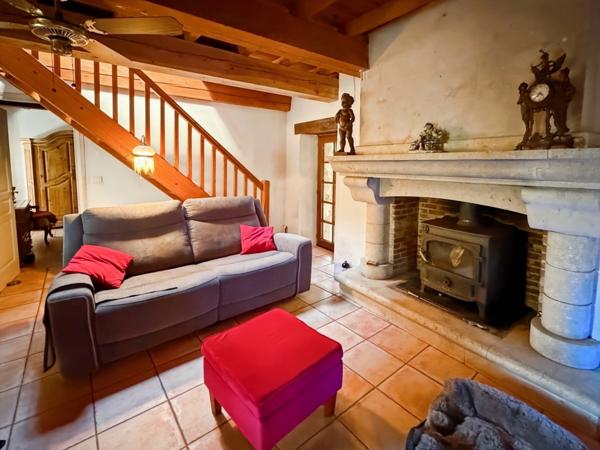 Maison à vendre 5 pièces VIC FEZENSAC (32) - Moulin rénové avec piscine – 120 m² habitables - 6632 m2 - Possibilité chambre d'hôtes