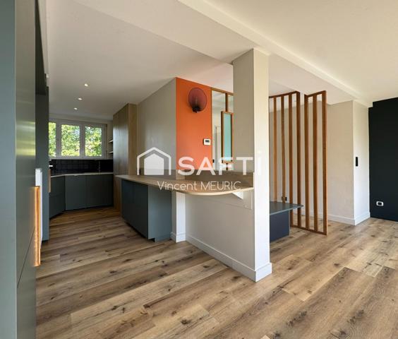 Appartement T4 87m2 avec garage, parking, jardin